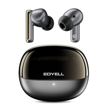 New EDYELL ANC TWS in Ear Earbuds with 35 Db ANC, 48Hrs Playback Built-in Microphone, Fast Charging, V5.3 USB Type-C Port & Ipx5 (Black)