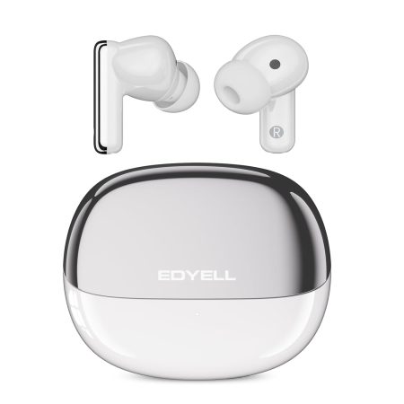 New EDYELL ANC TWS in Ear Earbuds with 35 Db ANC, 48Hrs Playback Built-in Microphone, Fast Charging, V5.3 USB Type-C Port & Ipx5 (White)