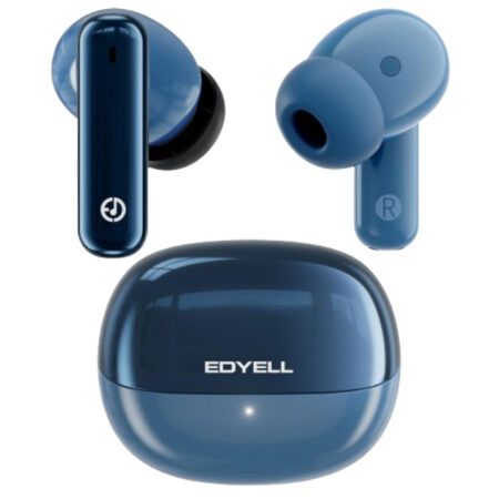 EDYELL A1 TWS Wireless Earbuds, 32 Db Active Noise Cancellation, in-Ear Headphones, 48 Hrs Playback, 4 Mic HD Calling,Type-C, Bluetooth V5.3 (Blue)